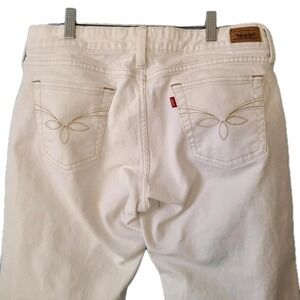 Levi's 545 Jeans capris size 12 White Capri Pants Women's Sz 12